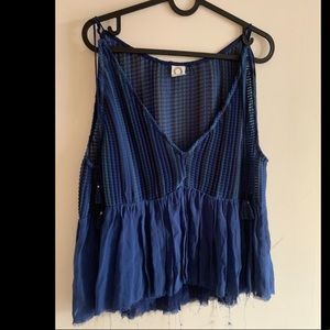 anthropologie brand akemi + kin babydoll top